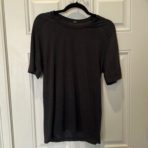 Lululemon Metal Vent Tech Short Sleeve Shirt, Black, Medium